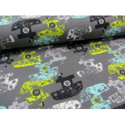 Jersey - Boot grau lime